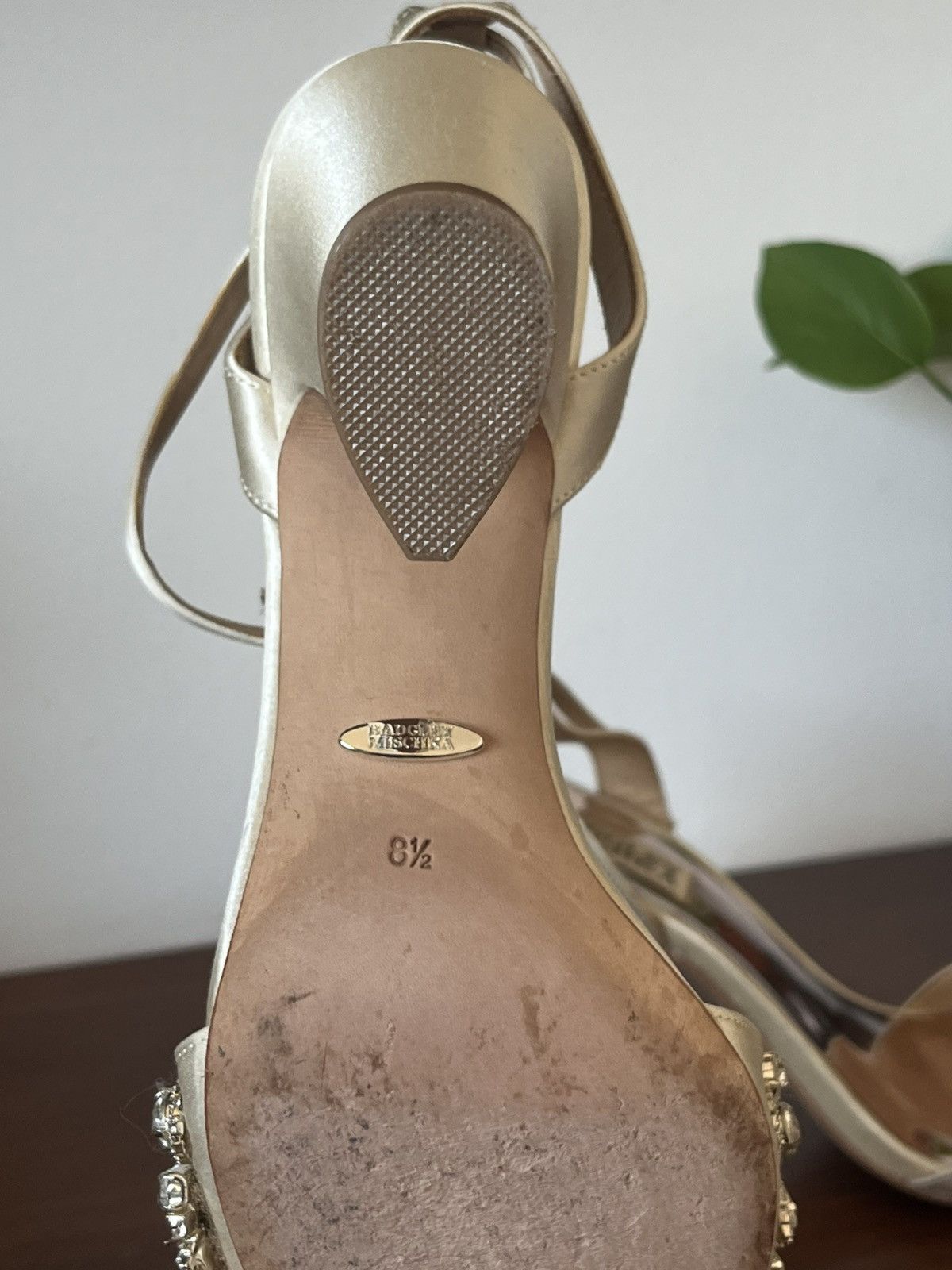 Badgley Mischka Badgley Mischka Clara Embellished Sandal Size US 8.5 / IT 38.5 - 4 Thumbnail