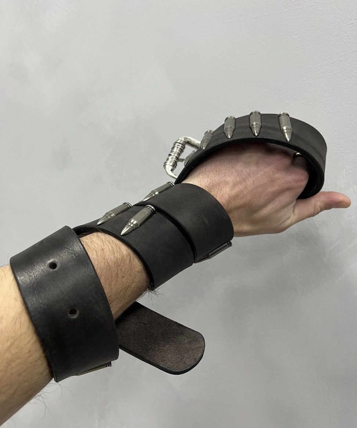 Japanese Brand SALE💣 BULLET HYPE LEATHER Junya Watanabe Style BULLET belt Size ONE SIZE - 3 Thumbnail
