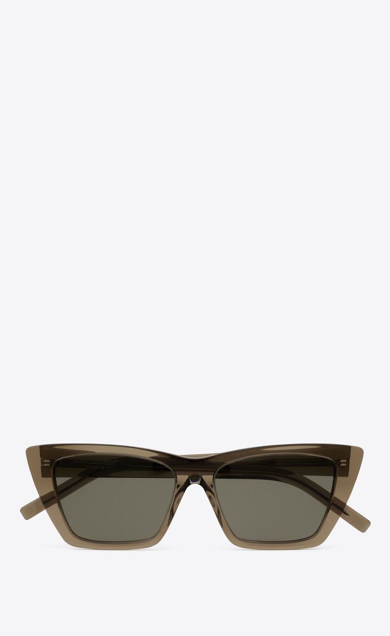 Saint Laurent Paris o1bcso1str0426 Size:OS/Sl 276 Mica in Brown Size ONE SIZE - 2 Thumbnail