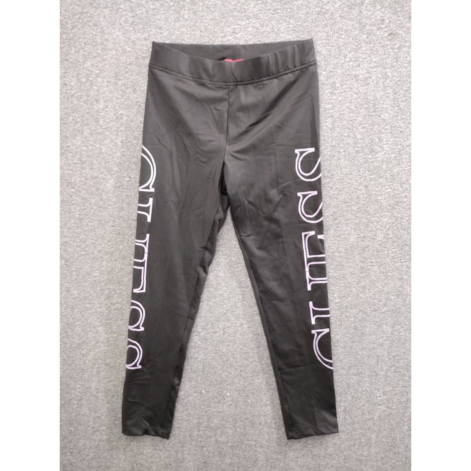Guess GUESS Black Logo Leggings Activewear Pants Yoga S Women's Regular Size XS? Size 28" / US 6 / IT 42 - 2 Thumbnail