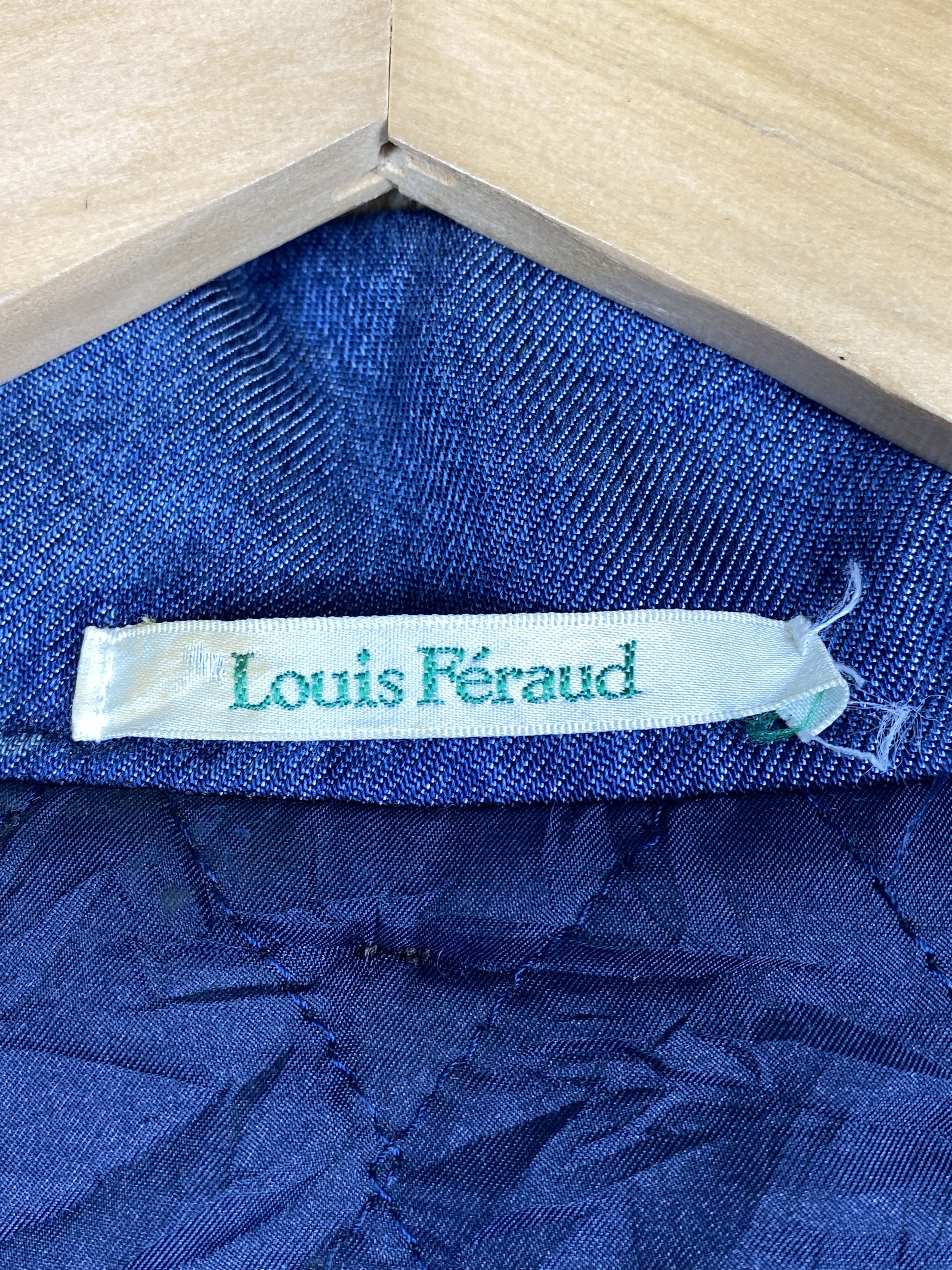 Louis Feraud Vintage Louis Feraud Hoodie Denim Jacket J1674 Size US L / EU 52-54 / 3 - 12 Thumbnail
