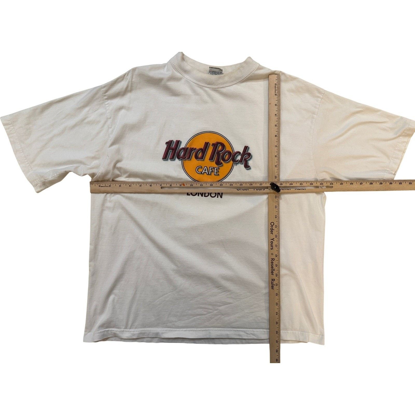 Hard Rock Cafe Vintage 90s Hard Rock Cafe London TShirt Mens XL Heavyweight Size US XL / EU 56 / 4 - 6 Thumbnail
