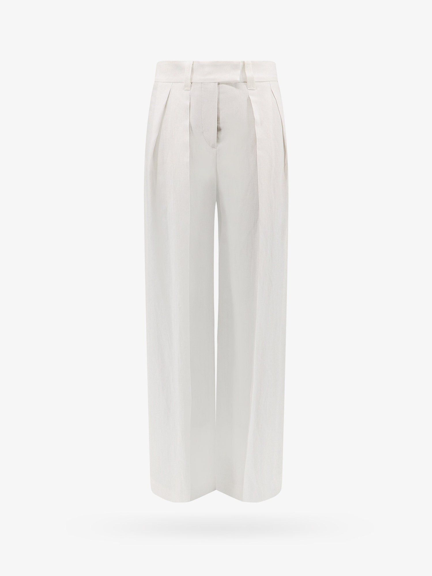 image of Brunello Cucinelli Trouser Woman White Pants, Women's (Size 28)