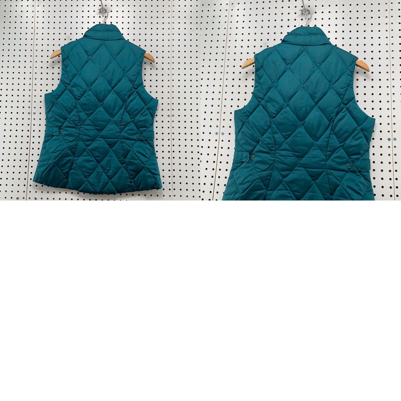 Eddie Bauer Eddie Bauer Premium Down Vest Womens M Teal Quilted Outdoor VEST Womens Medium Teal Quilted Down Vest Eddie Bauer Size M / US 6-8 / IT 42-44 - 8 Thumbnail