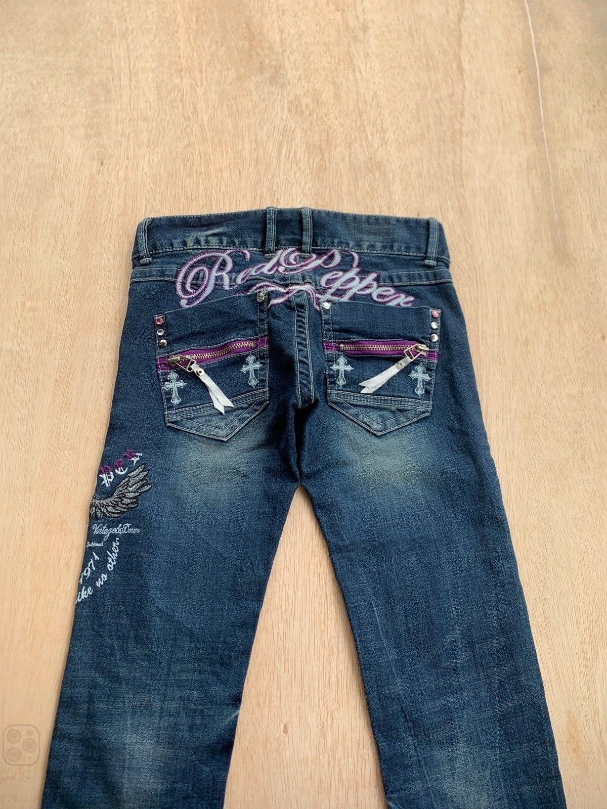 Hysteric Glamour × If Six Was Nine × Japanese Brand Red Pepper Ifsixwasnine Lgb style Jeans Size US 31 - 2 Thumbnail