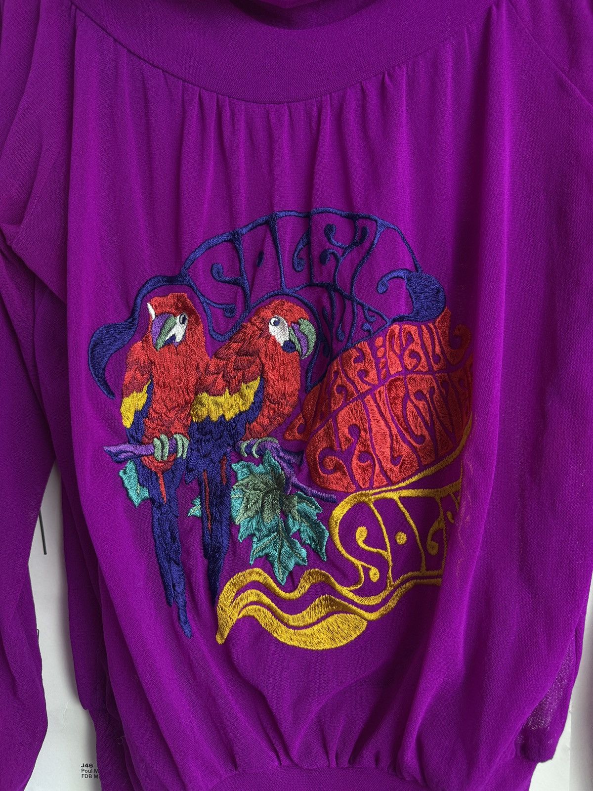 Jean Paul Gaultier Vintage 90s Jean Paul Gaultier solei parrot mesh top M JPG Size M / US 6-8 / IT 42-44 - 3 Thumbnail