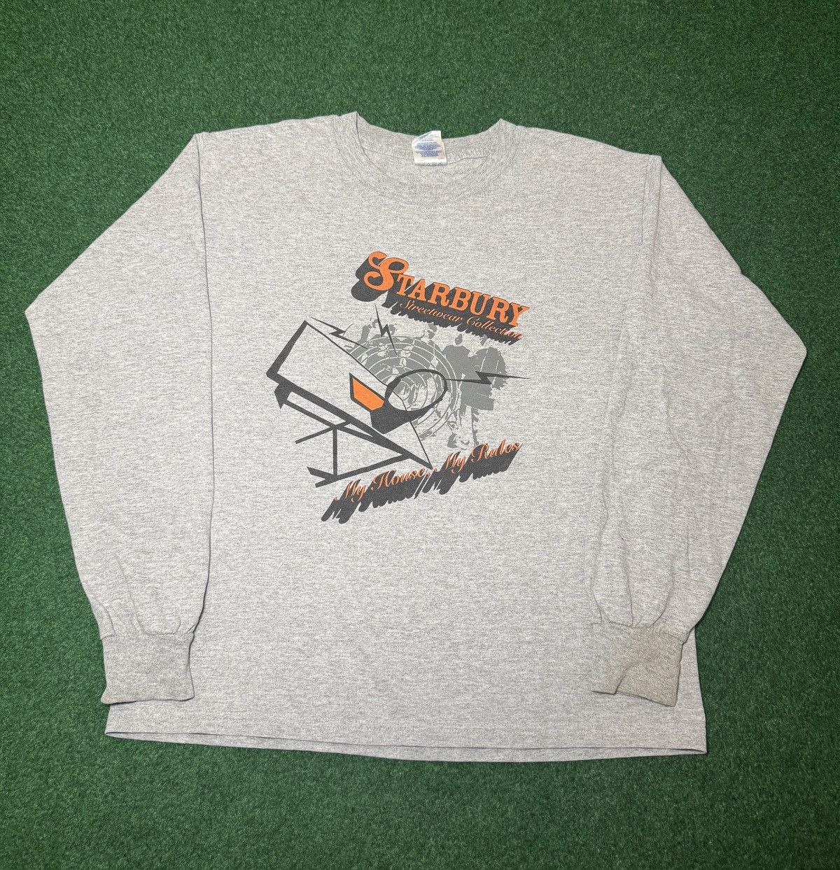Vintage Vintage Starbury Streetwear Basketball Long Sleeve T Shirt Size US M / EU 48-50 / 2 - 1 Thumbnail