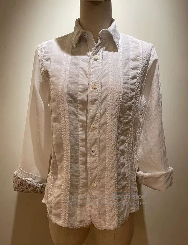 Kapital Kapital Skull button cotton and linen stitching shirt Size S / US 4 / IT 40 - 2 Thumbnail