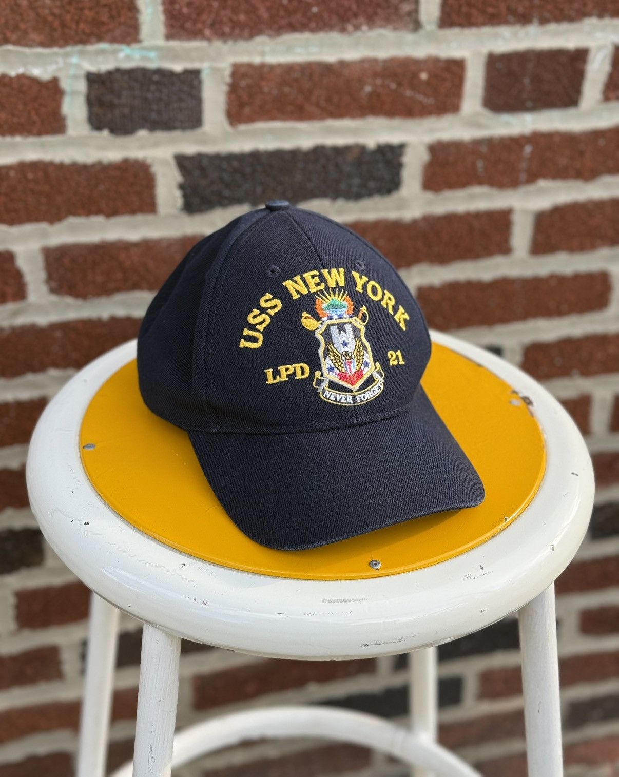 Vintage Vintage 00’s USS New York LPD 21 “Never Forget” Cap Size ONE SIZE - 1 Thumbnail