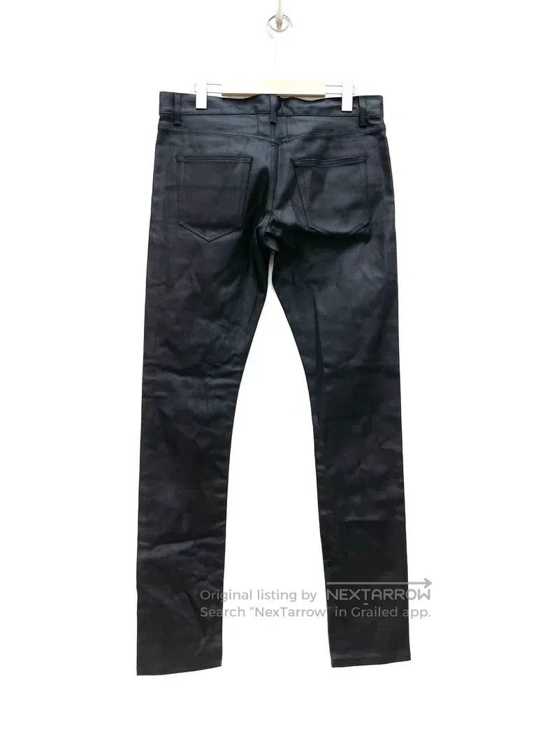 Saint Laurent Paris Saint Laurent Paris Black Oil Wax Denim Pants Size US 32 / EU 48 - 2 Thumbnail