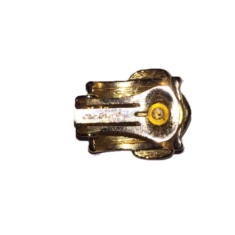Dior Christian Dior Buckle Clip On Earrings Size ONE SIZE - 6 Thumbnail