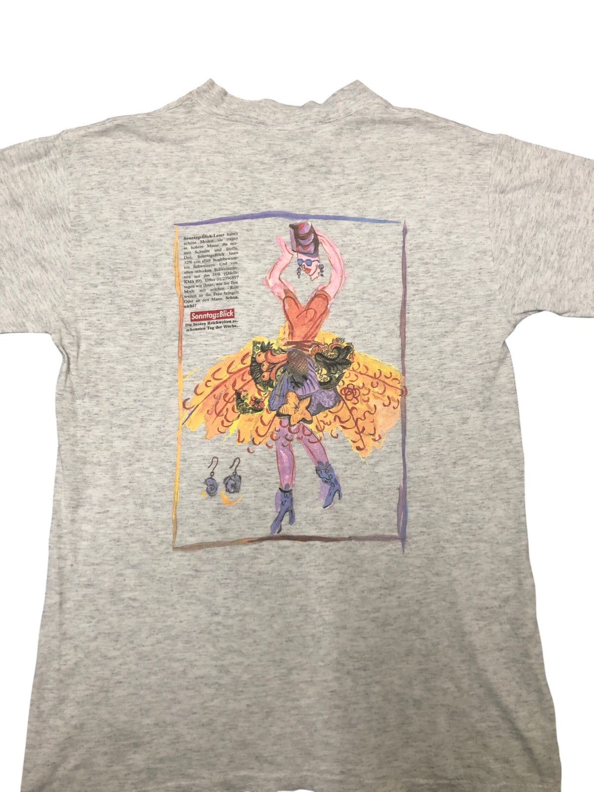 Vintage Vintage Sonntagblick Backhit T shirt Size US M / EU 48-50 / 2 - 2 Thumbnail