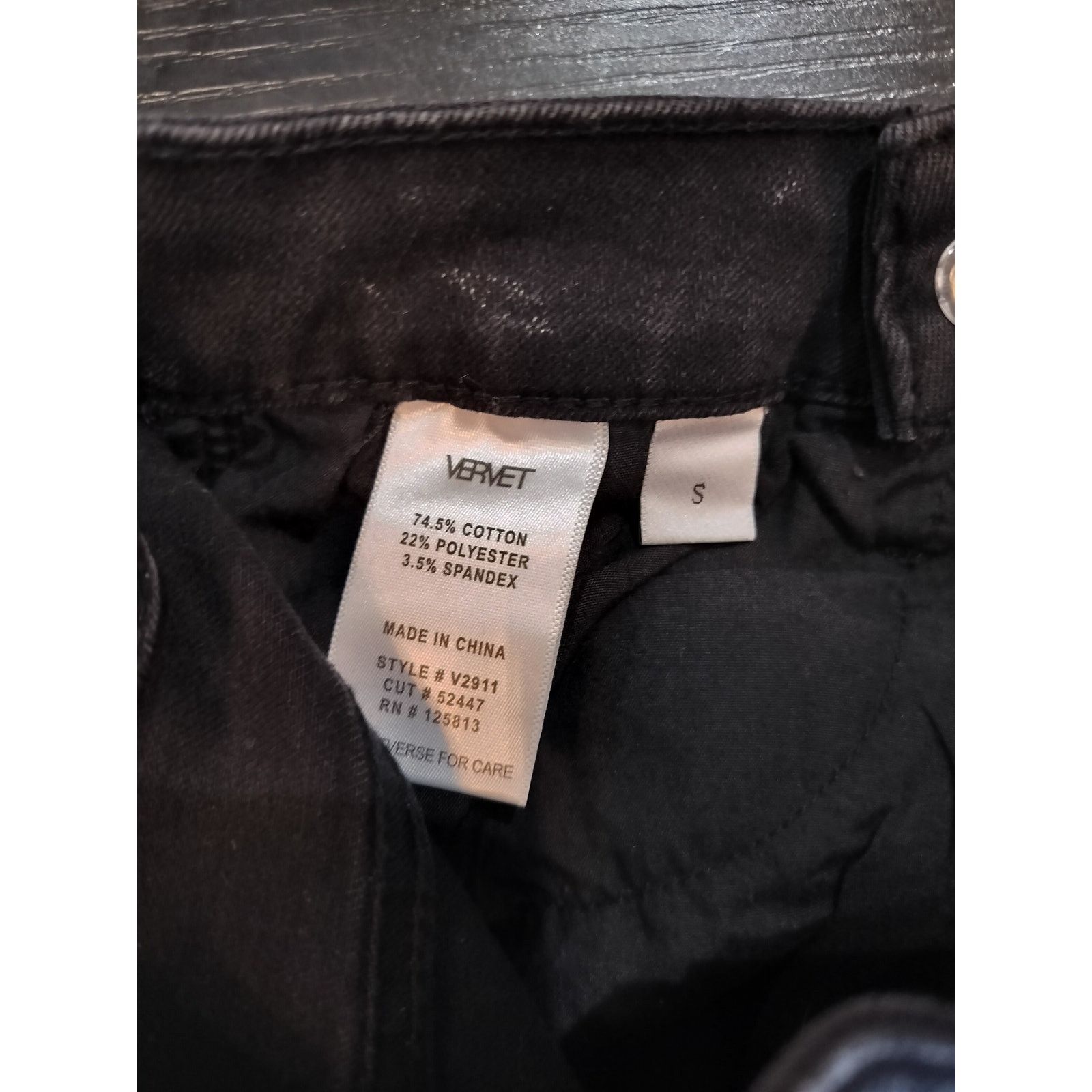 Other Vervet Black High Rise Criss Cross Shorts - Size Small Size 26" / US 2 / IT 38 - 9 Thumbnail