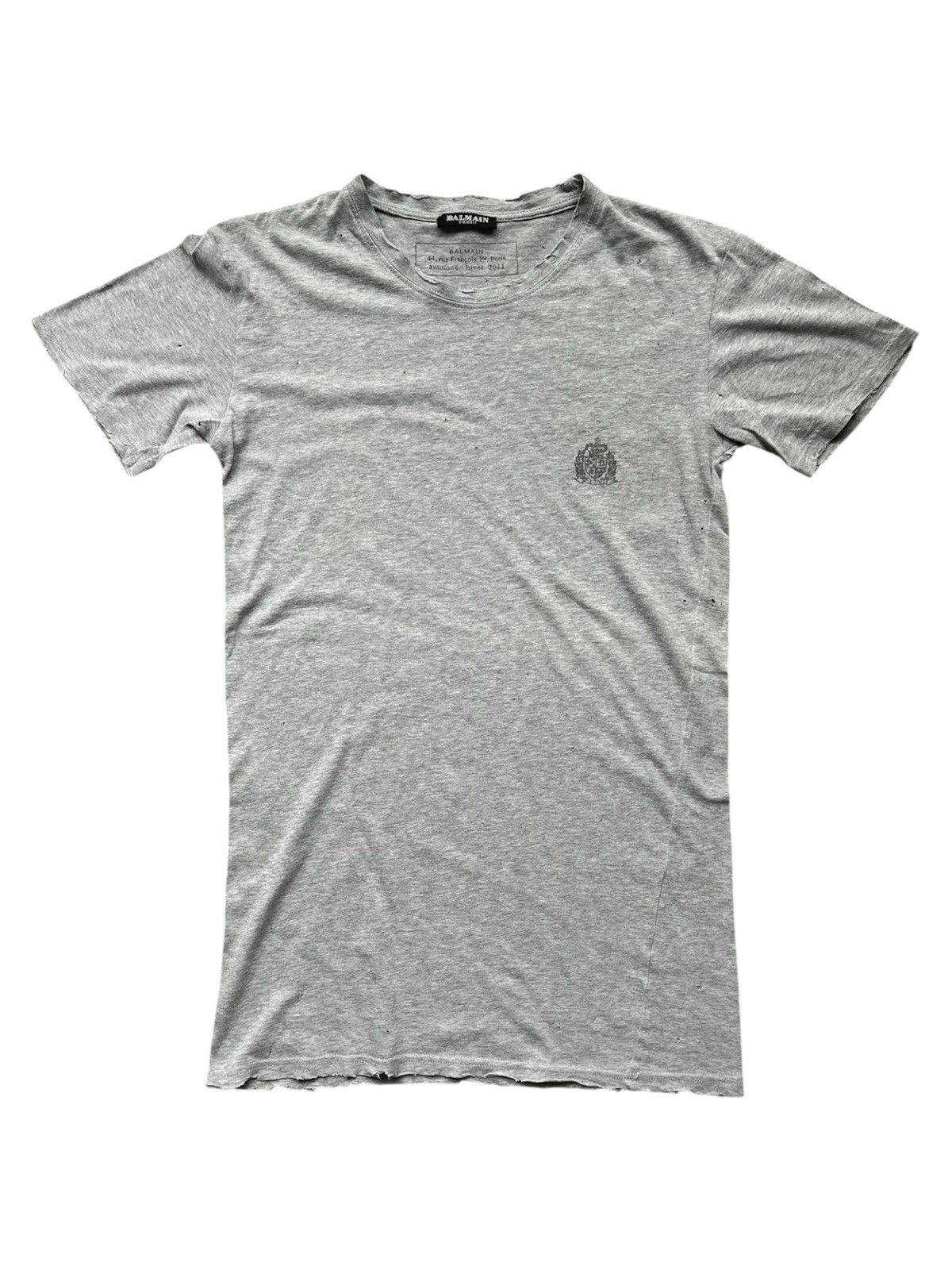 balmain AW11 ウルフ　tシャツ クリストフデカルナン　34 Balmain Balmain AW11 runway t-shirt by Christophe Decarnin