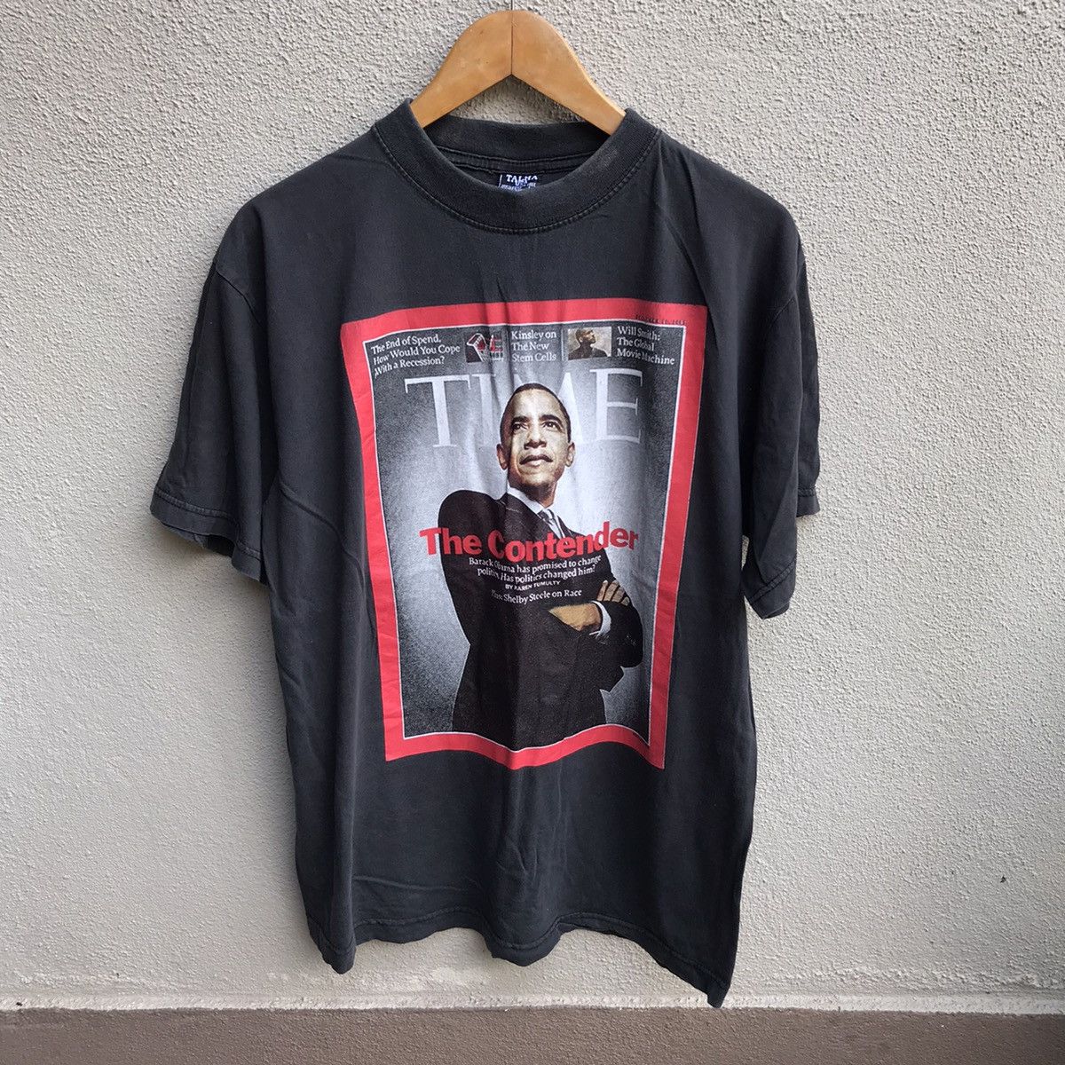 Vintage Vintage OBAMA president time magazine cover tee Size US L / EU 52-54 / 3 - 1 Thumbnail