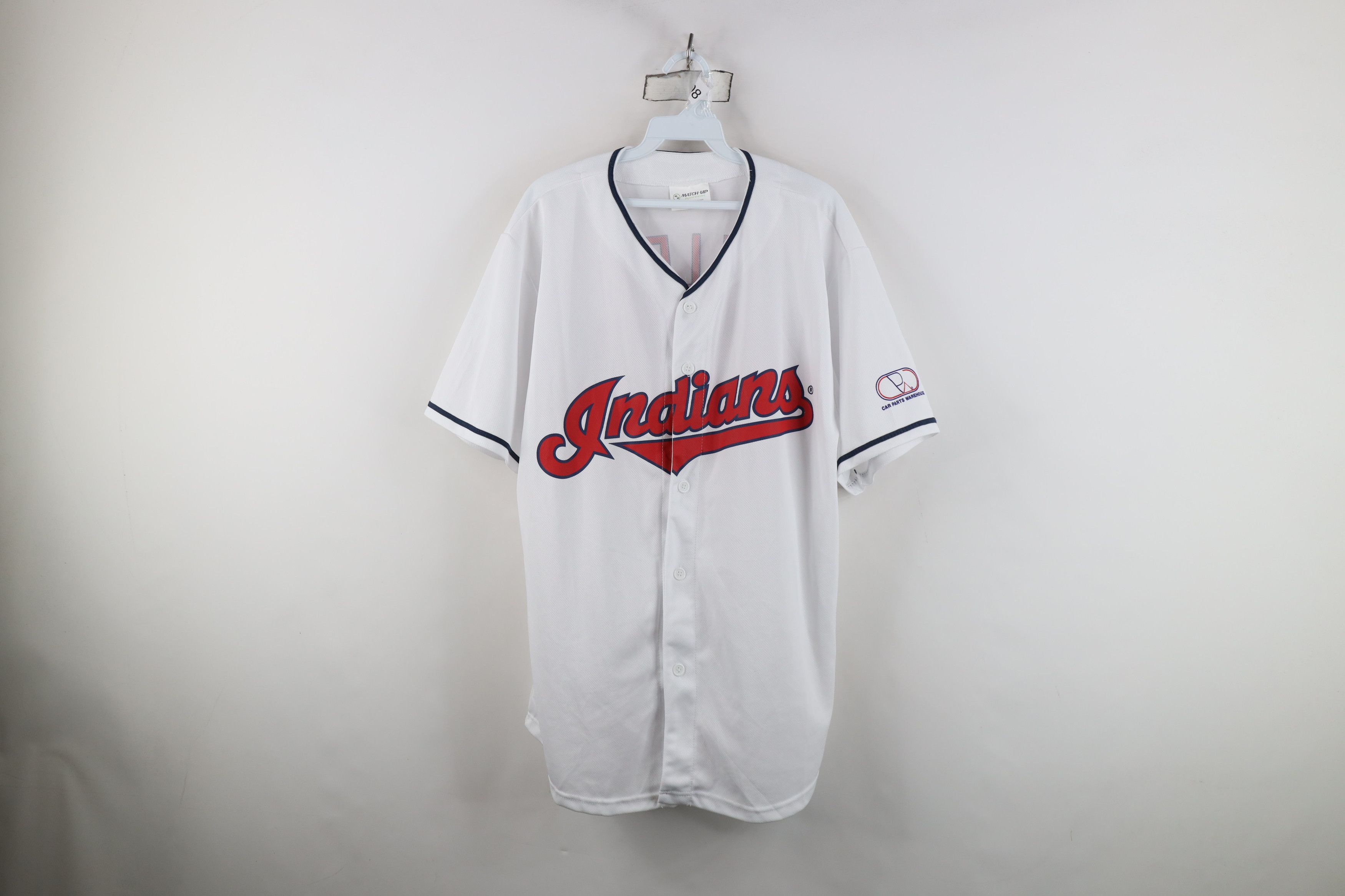 Vintage Vintage Allen Cleveland Indians Baseball Jersey White #37 Size US XL / EU 56 / 4 - 1 Thumbnail