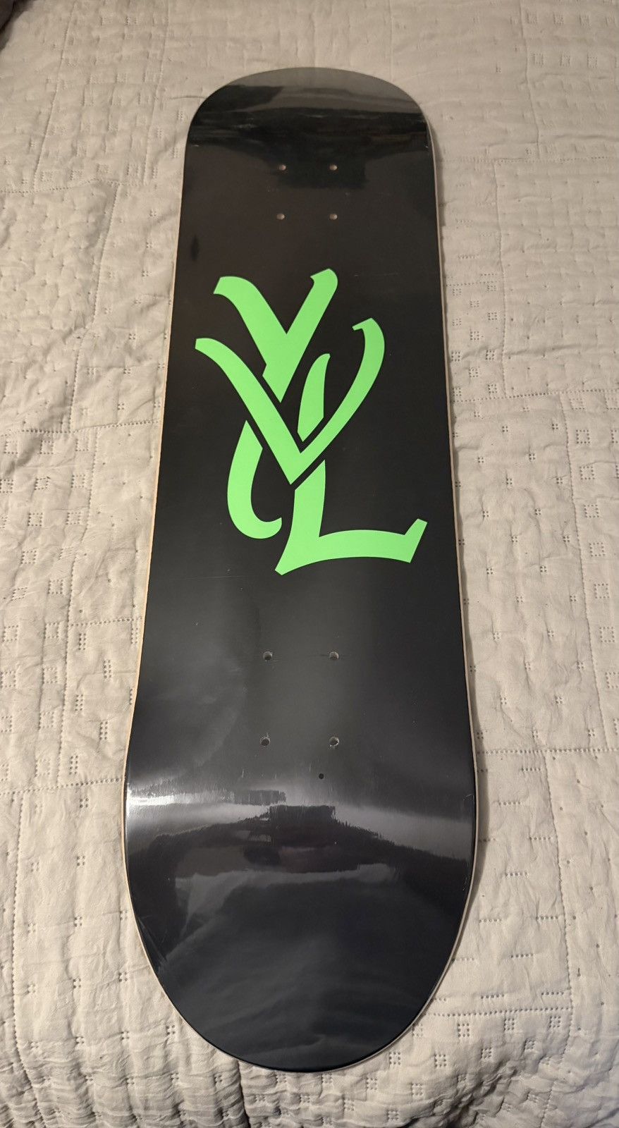 YVL スケートデッキ スケートボード￼ playboi carti Playboi Carti YVL Skateboard Deck Black / Green | Grailed