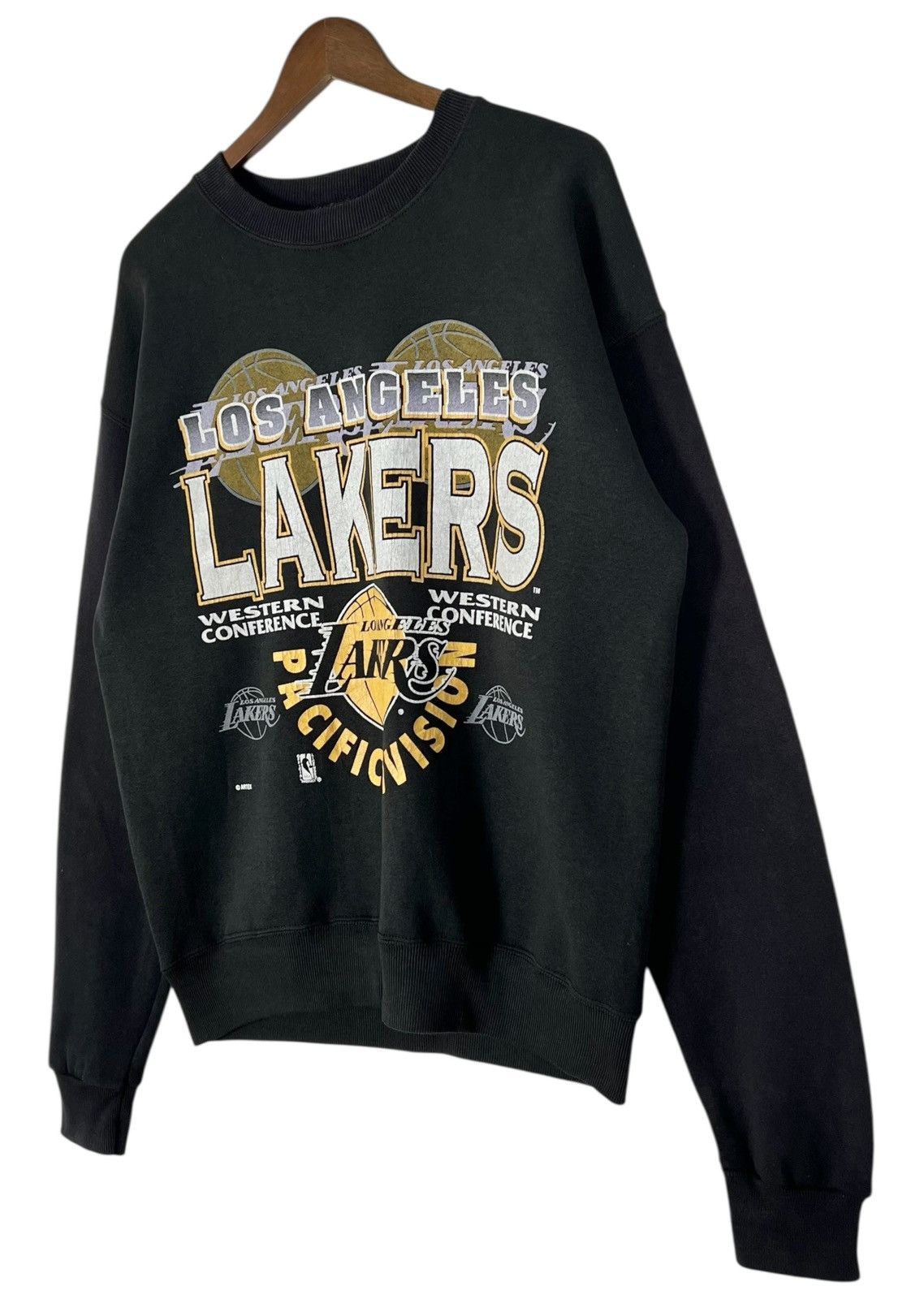 NBA 90 Vintage LA Lakers x Lee NBA Sweatshirt Size US L / EU 52-54 / 3 - 3 Thumbnail