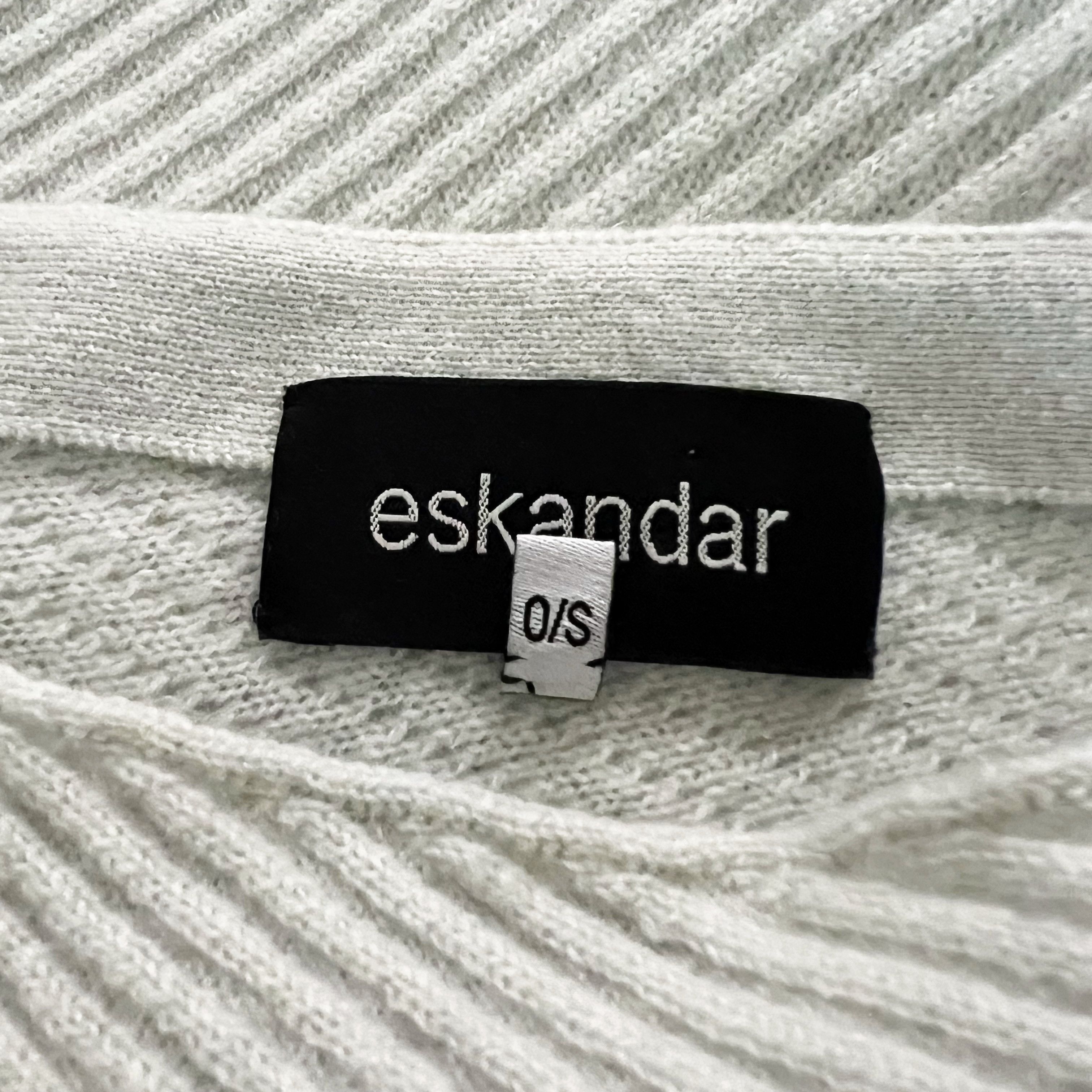 eskandar Eskandar 100% Cashmere Ribbed Knit Boat Size ONE SIZE - 2 Thumbnail