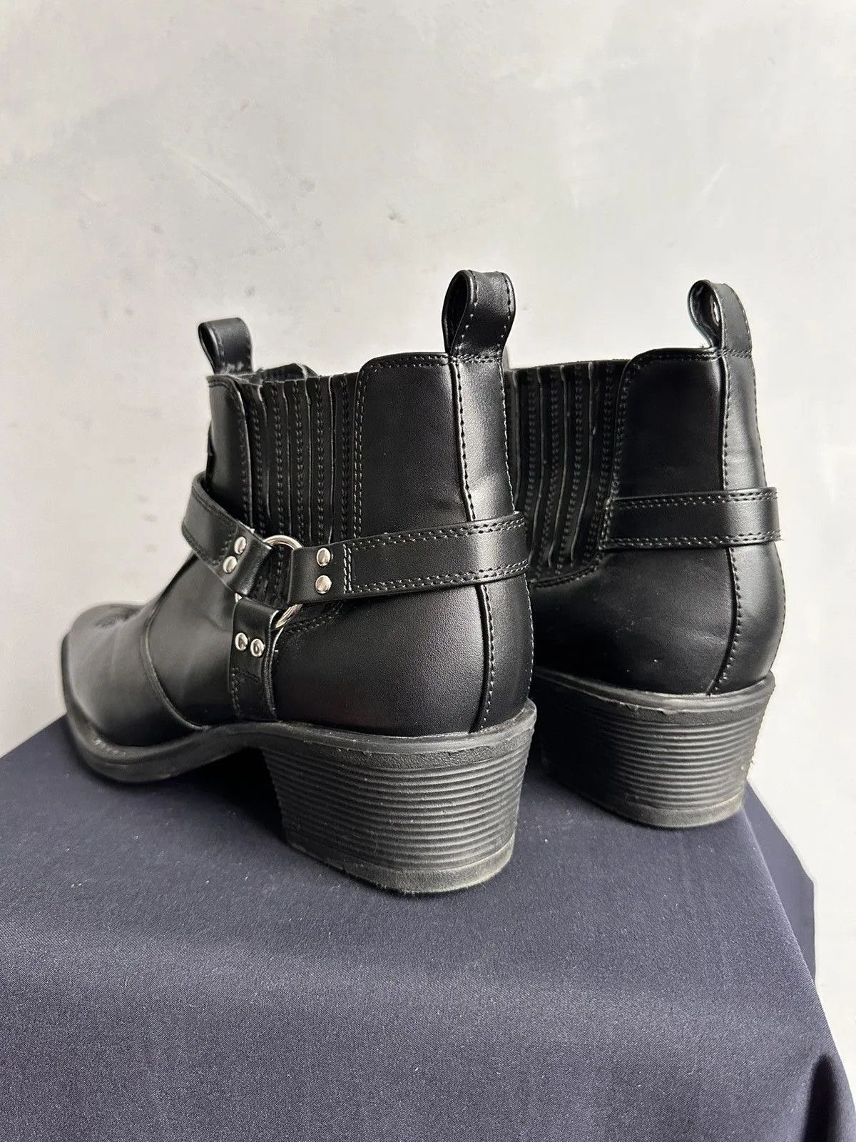 Western Rise VINTAGE BOOTS LEATHER AS 98 COWBOYS GUIDI WESTERN STYLE GOA Size US 7.5 / EU 40-41 - 8 Thumbnail