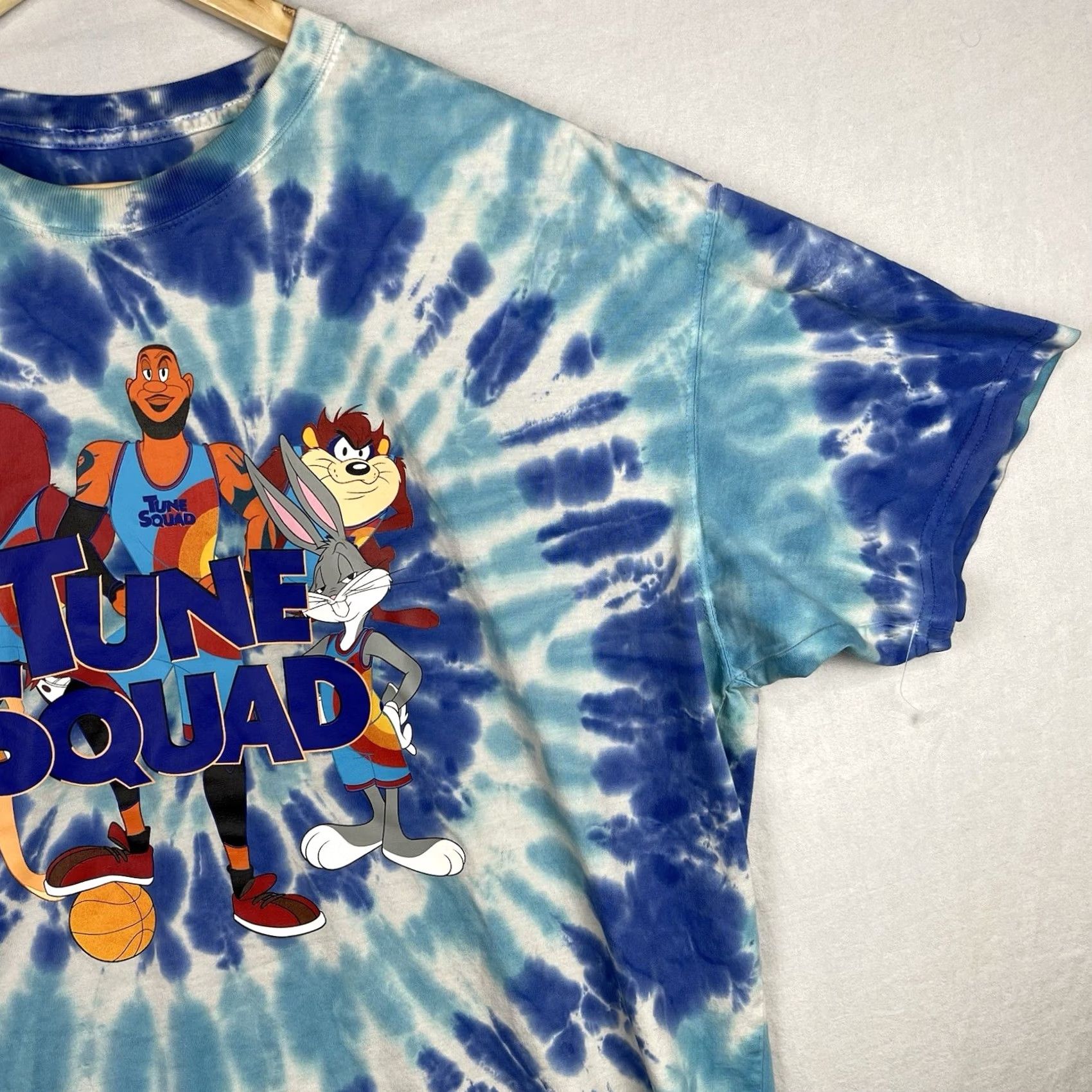 Nike Nike LeBron Space Jam A New Legacy Tune Squad Shirt Mens XL Blue Tie Dye Graphic Print Shoes? Size US XL / EU 56 / 4 - 4 Thumbnail