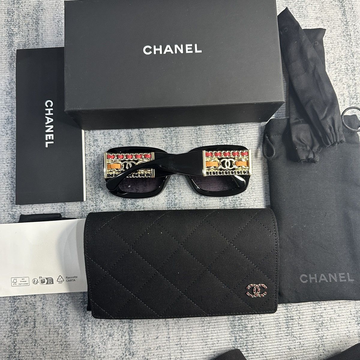Chanel CHANEL 0CH5535Q C622S1 SUNGLASSES Size ONE SIZE - 3 Thumbnail