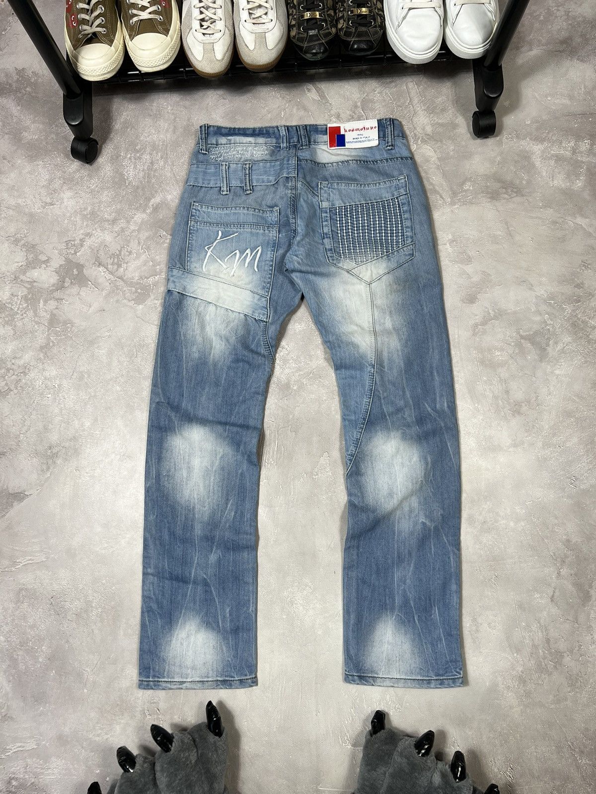 Vintage Vintage Kosmo Lupo Fade Distressed Y2k Denim Pants Size US 30 / EU 46 - 1 Thumbnail