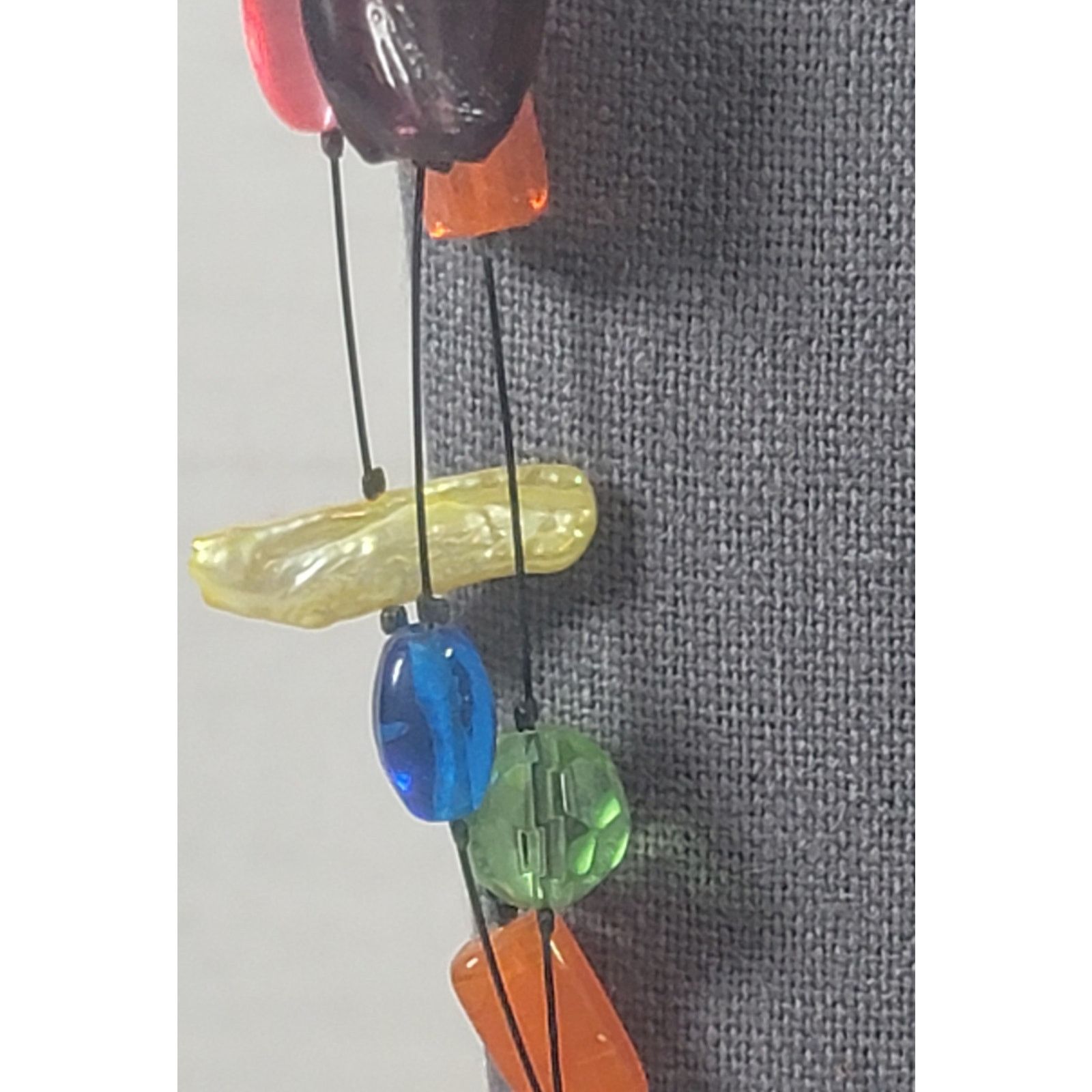 Chicos Chico's Multi Color & Shape Beads 3 Strand 9" Necklace Size ONE SIZE - 2 Thumbnail