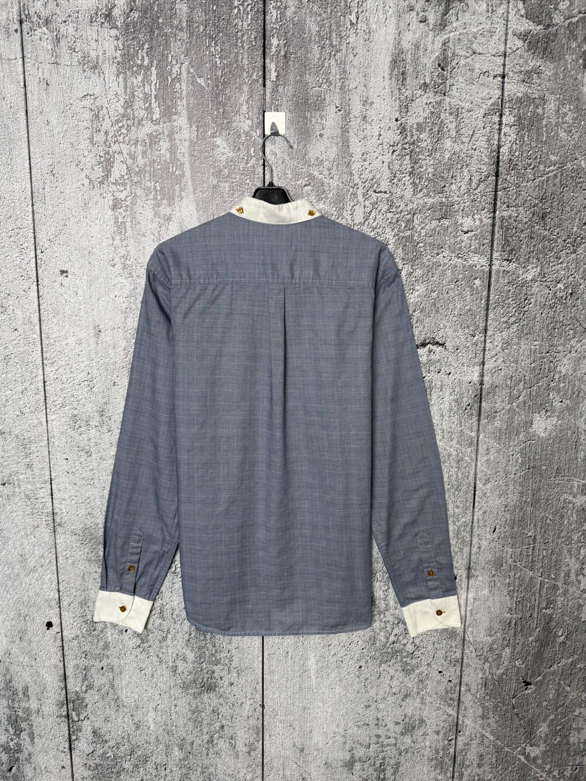 Lui's Luis Trenker Check Long Sleeve Button Shirt Contrast Collar Size US L / EU 52-54 / 3 - 8 Thumbnail