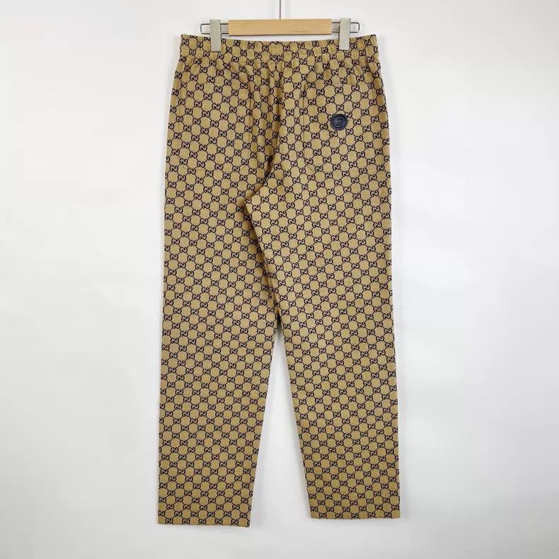Gucci Gucci Beige double G-shaped full-printed tie mid-waist str Size US 30 / EU 46 - 2 Thumbnail