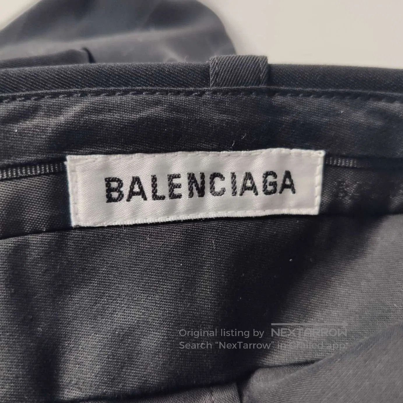 Balenciaga Balenciaga Striped Logo Print XS Pants. Size 35" - 5 Thumbnail