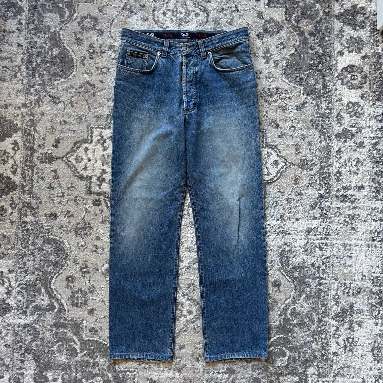 Dolce & Gabbana Crazy Vintage Dolce & Gabbana Straight Heavy Relaxed Jeans Size US 34 / EU 50 - 1 Thumbnail