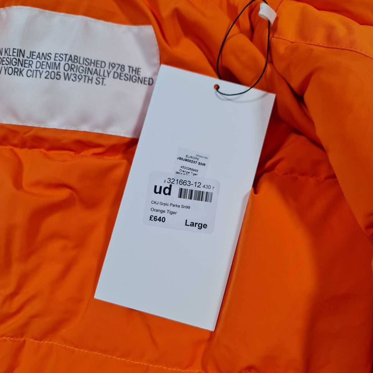 Calvin Klein Calvin Klein Jacke MOON MACHINE Size US L / EU 52-54 / 3 - 13 Thumbnail