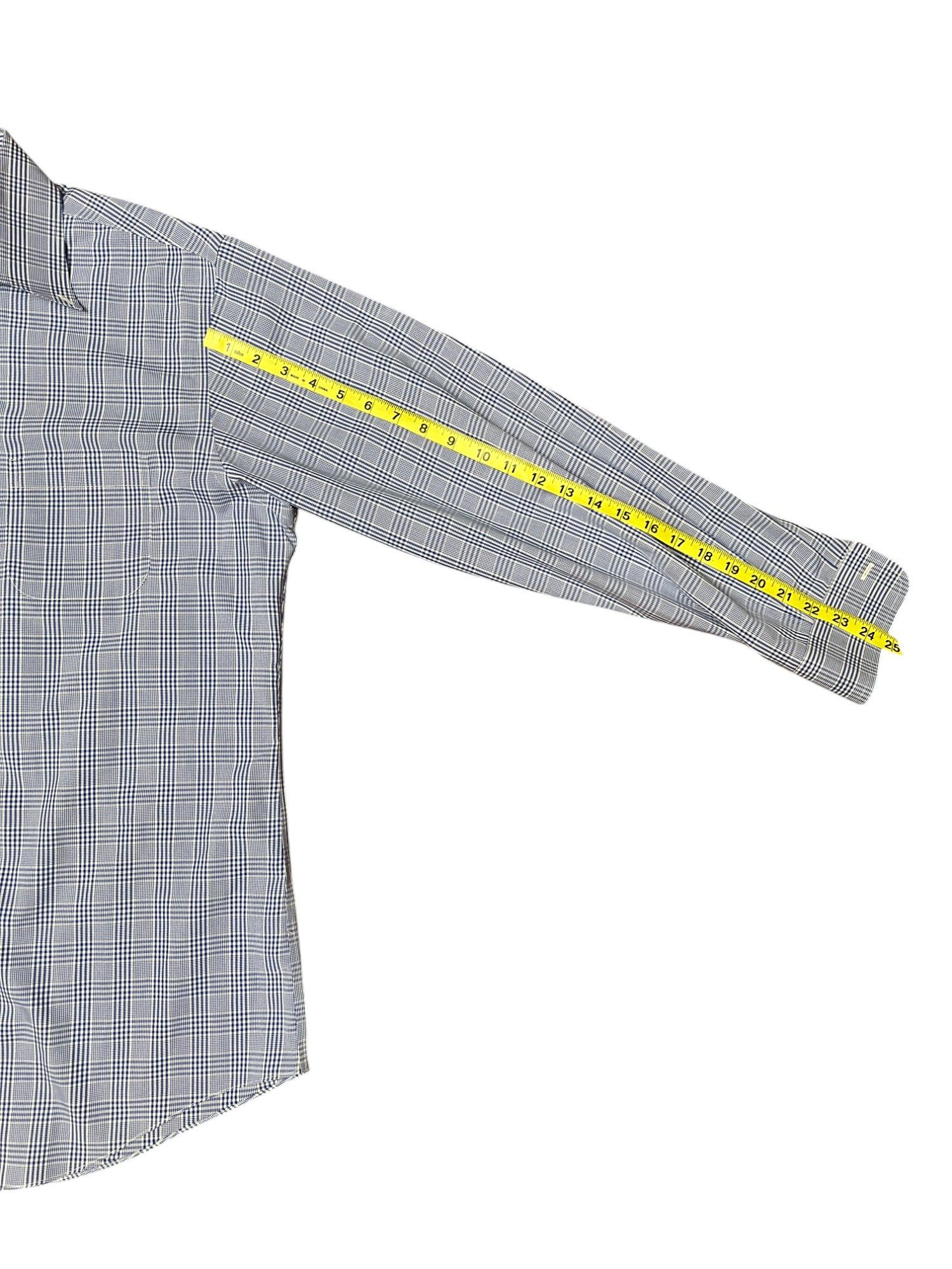 Brooks Brothers Brooks Brothers Regent Button Down Shirt 16-34 Blue Check Size US M / EU 48-50 / 2 - 12 Thumbnail