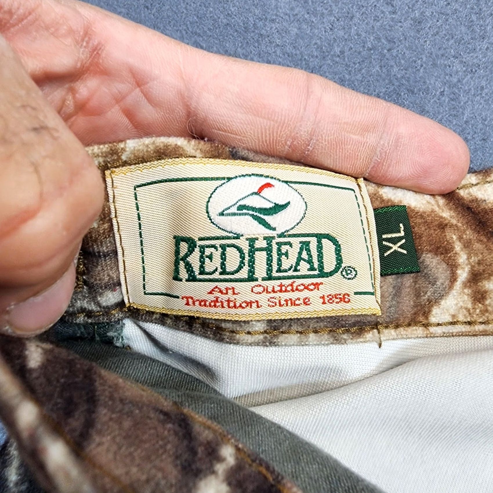 Realtree VINTAGE Redhead Mens Pants XL 38x32 Realtree Hardwoods USA Cargo Camo Size US 36 / EU 52 - 3 Thumbnail