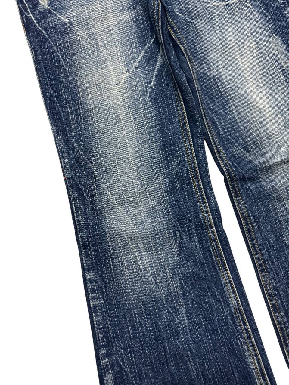 Vintage 💥Flare💥Vintage Blow By Blue Whisker Tunder Bootcut Sick Jean Size US 28 / EU 44 - 6 Thumbnail