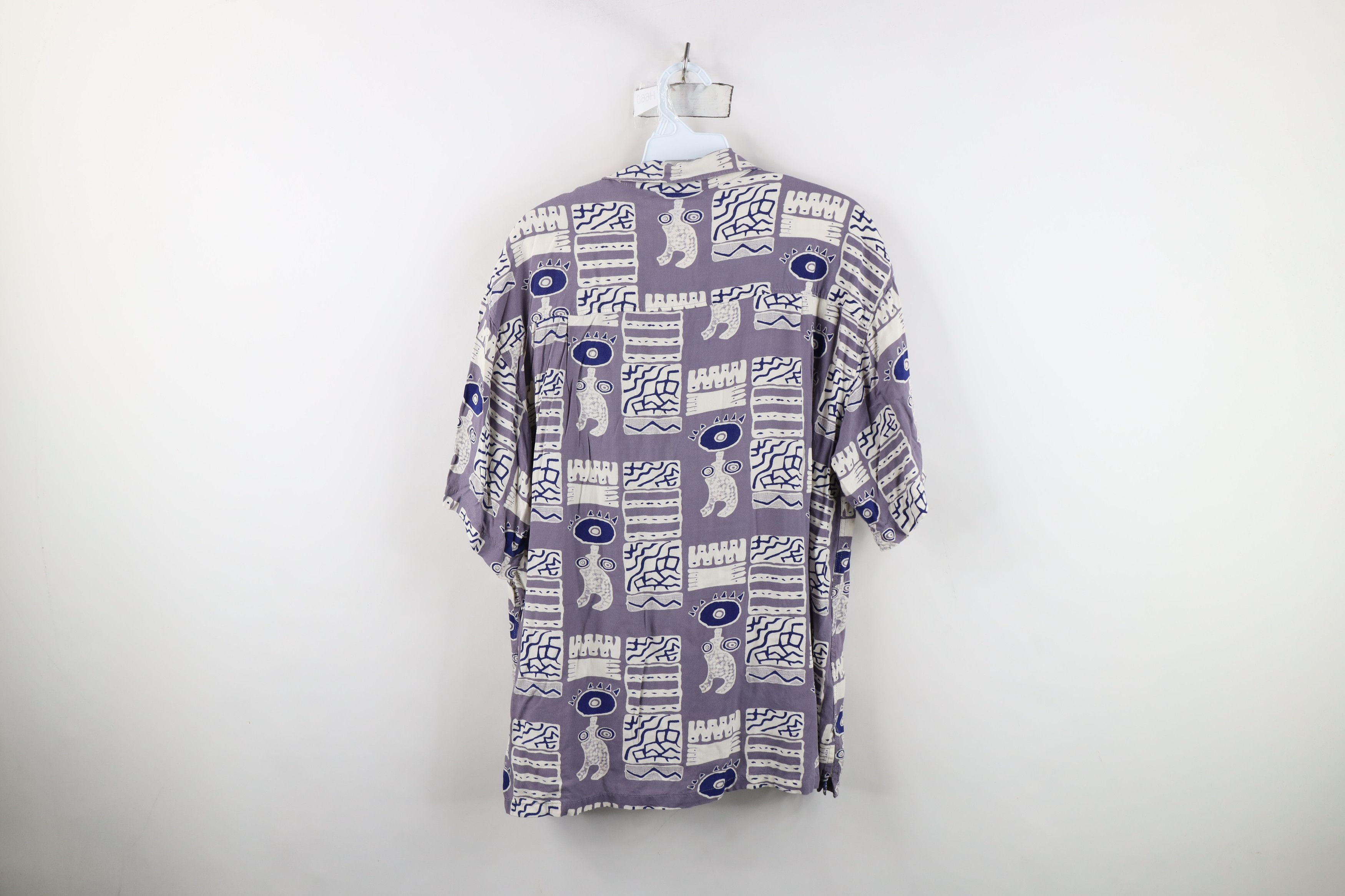 Vintage Vintage 90s Y2K Streetwear Hawaiian Rayon Button Shirt Luau Size US L / EU 52-54 / 3 - 12 Thumbnail