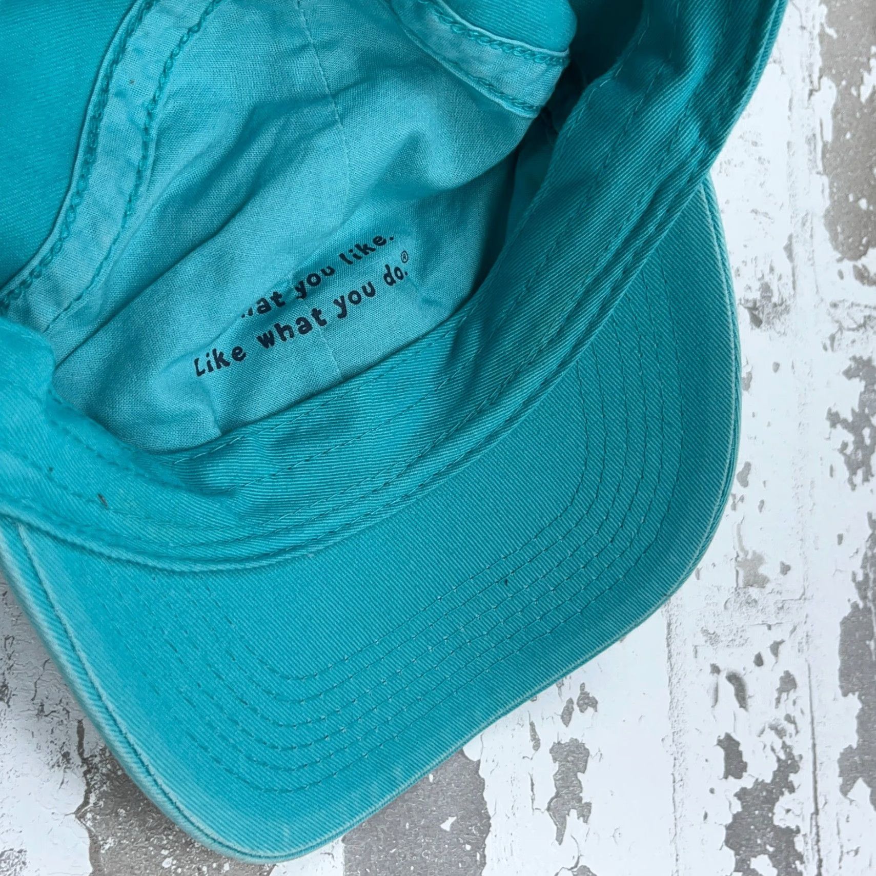 Life is Good Life is Good Hat Baseball Cap Adjustable Blue 100% Cotton Twill Run/Walk Casual Mens Vintage? Wait. No vintage. Size ONE SIZE - 6 Thumbnail