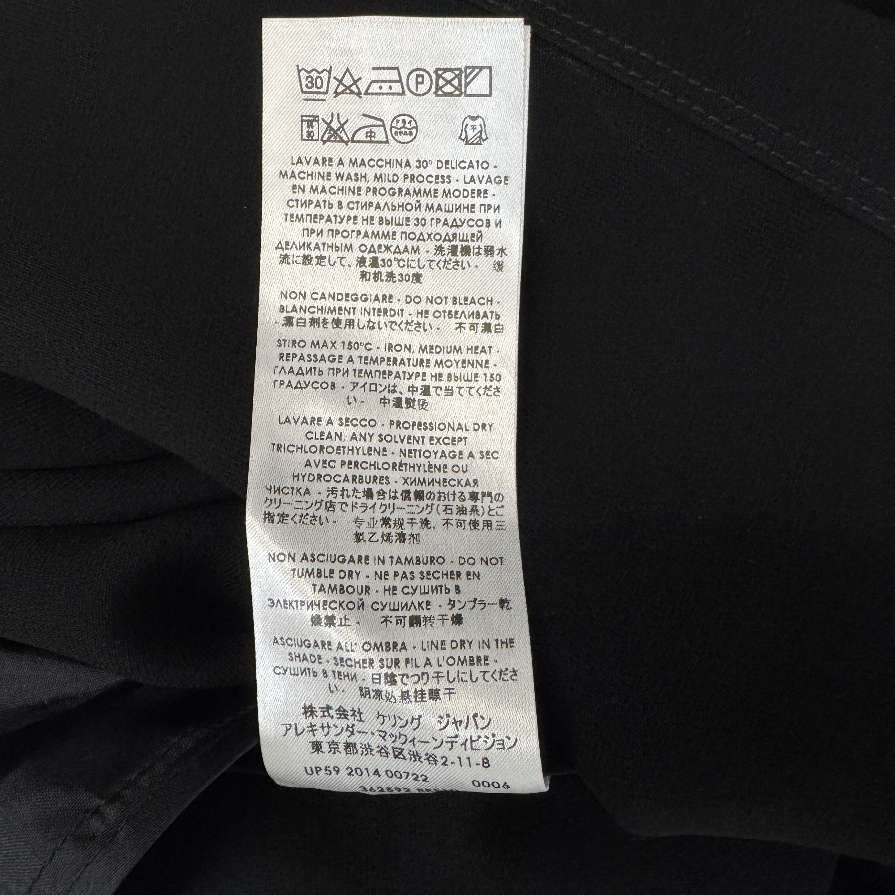 Alexander McQueen Alexander McQueen Black Zip Boat Neck Midi Dress Size S / US 4 / IT 40 - 10 Thumbnail