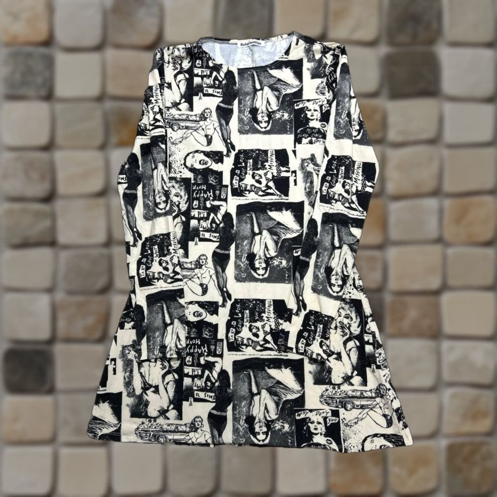 Reformation Reformation Womens Dress Blouson Shirt? Size S / US 4 / IT 40 - 1 Thumbnail