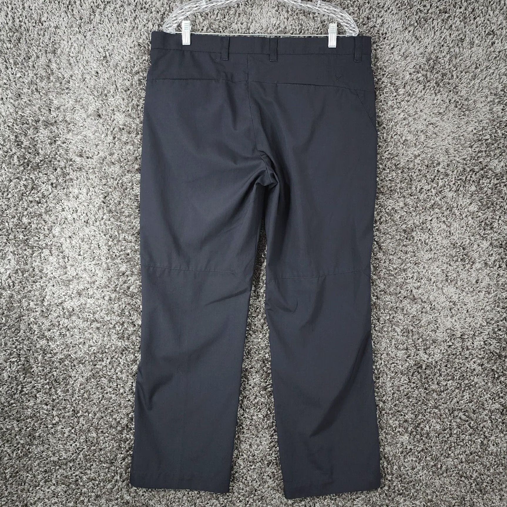 Callaway Callaway Men Pants Dark Blue 100% Polyester Straight Leg 36x30 Chino Size US 36 / EU 52 - 6 Thumbnail