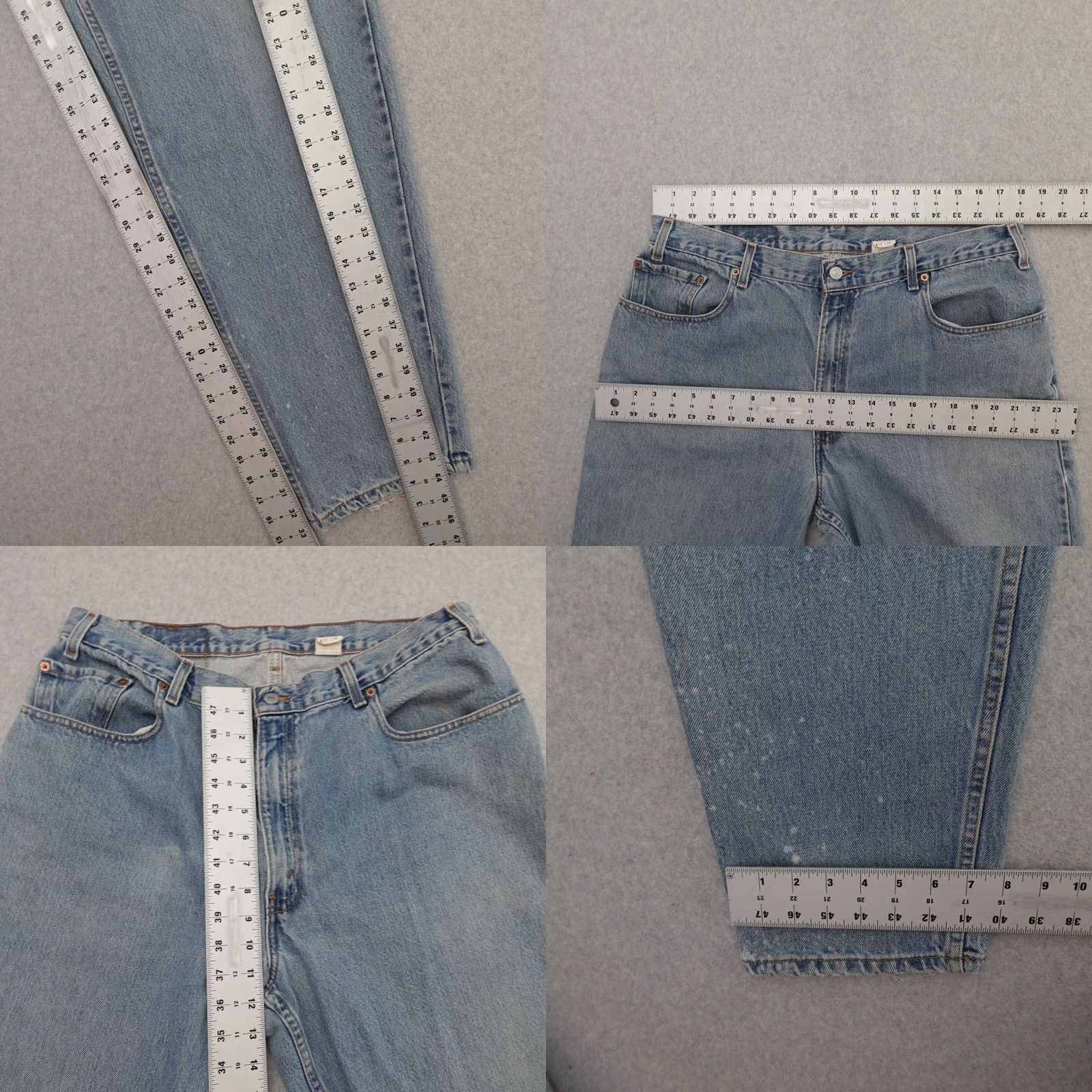 Levi's VINTAGE Levis 560 Jeans Mens 38 Blue Loose Fit Tapered Leg Denim Size US 38 / EU 54 - 8 Thumbnail