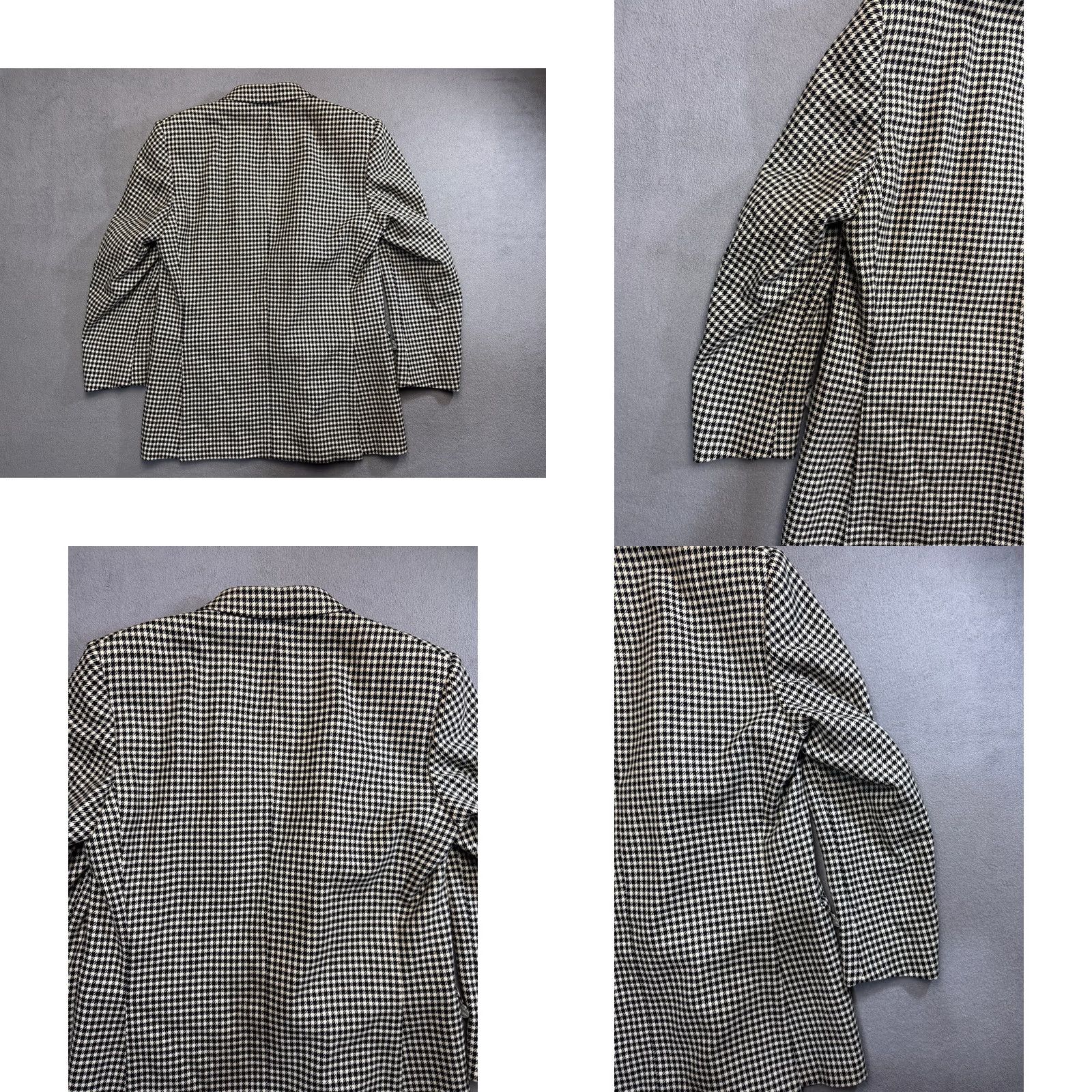 Vintage Scabal London Tweed Wool Blazer Jacket Vintage 42.5in Gray Women Blazer Wool Tweed Vintage 42.5 Womens Size M / US 6-8 / IT 42-44 - 10 Thumbnail