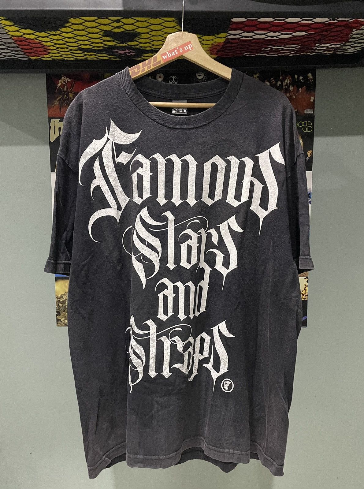Famous Stars And Straps × Vintage Vintage Y2K Famous Star And Straps Tee Size US XL / EU 56 / 4 - 1 Thumbnail