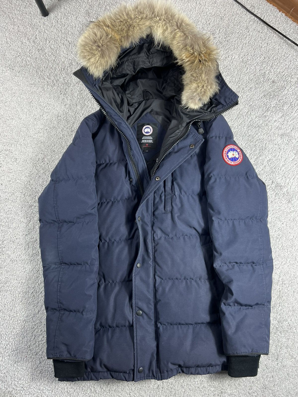 Canada Goose Canada Goose Carson Blue Parka with Coyote Fur Size US L / EU 52-54 / 3 - 2 Thumbnail