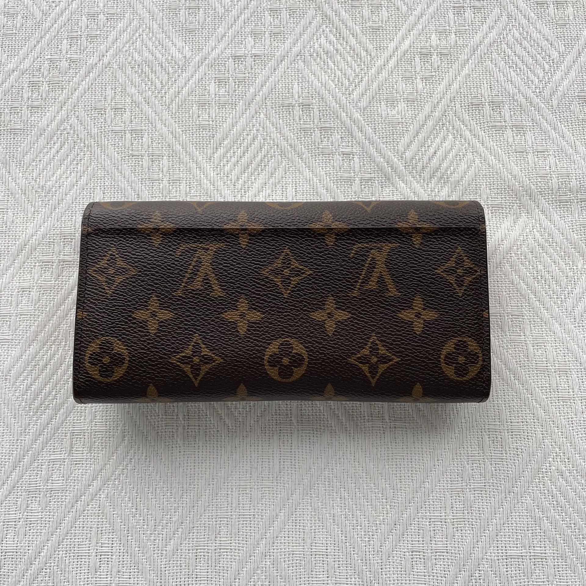 Louis Vuitton LOUIS VUITTON Sarah women's brown pink long wallet Size ONE SIZE - 2 Thumbnail
