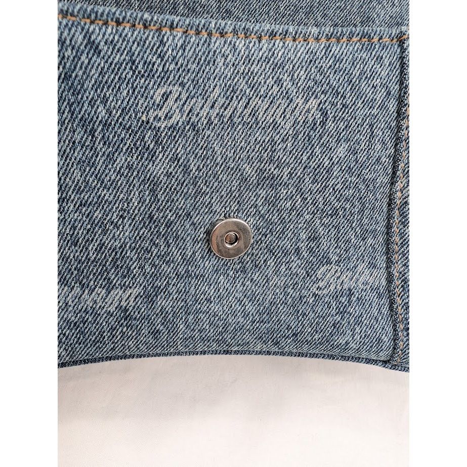 Balenciaga o1rshd1 Size:OS / All Over Denim Hourglass Top Hand Bag Blue Size ONE SIZE - 12 Thumbnail