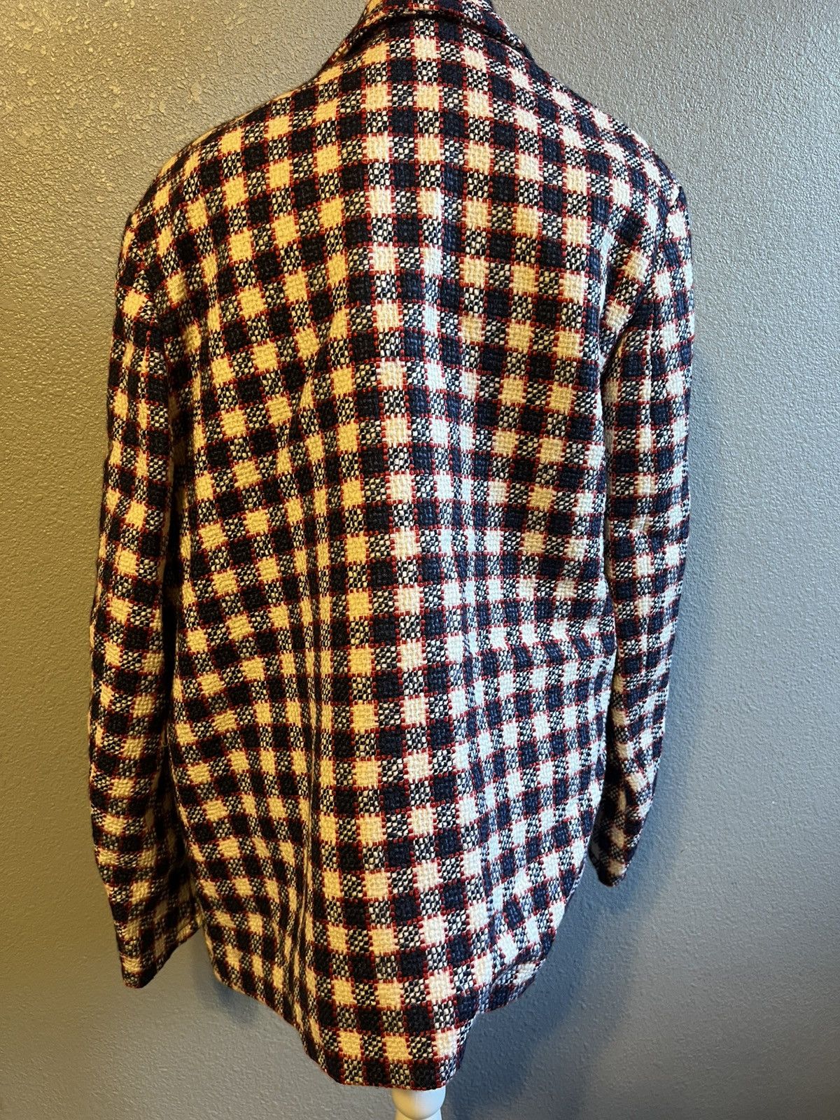 Gucci Gucci Red/White/Blue Plaid Oversized Jacket Size S / US 4 / IT 40 - 3 Thumbnail