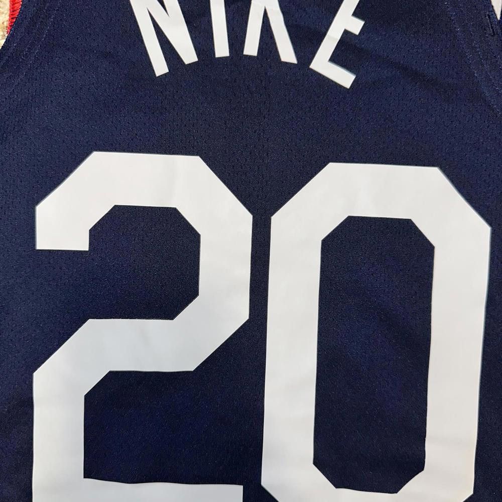 Jordan Brand Nike 2020 Tokyo Olympic Game Issued Jersey France Size US L / EU 52-54 / 3 - 5 Thumbnail