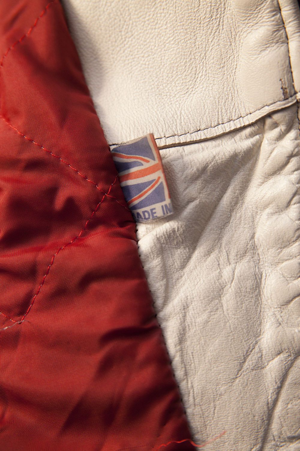 Vintage 1980's black/white perfecto leather jacket Size US M / EU 48-50 / 2 - 8 Thumbnail
